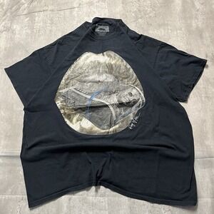 Y2K Ring Of Fire Shirt Size 2XL Money 100 Dollor Bill Mouth Washington